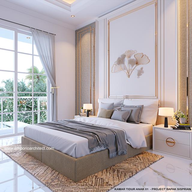 #bedroomdesign - Mr. SPR 1459 Classic House 2 Floors Design - Jakarta - Code 29108