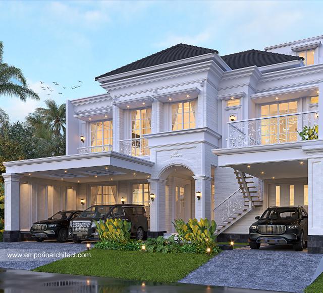 Image 2 Mr. SPR 1459 Classic House 2 Floors Design - Jakarta