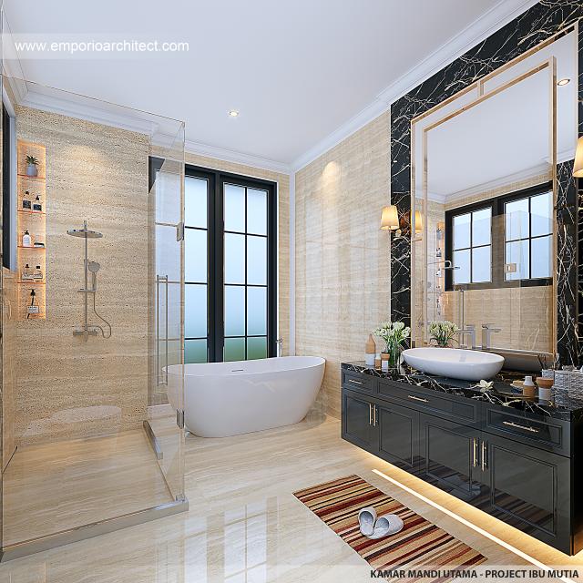 #bathroomdesign - Mrs. MTA 1524 Classic House 2 Floors Design - BSD, Tangerang Selatan - Code 30373