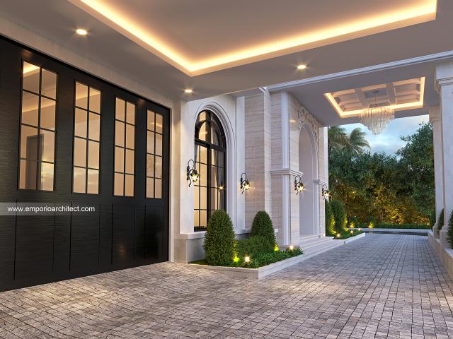 #classichomedesign - Mrs. Hj. FTS Classic House 2.5 Floors Design - Tangerang Selatan - Code 28169