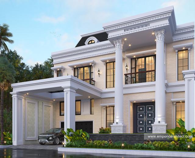 Image 2 Mrs. Linawati Classic House 2.5 Floors Design - Surabaya