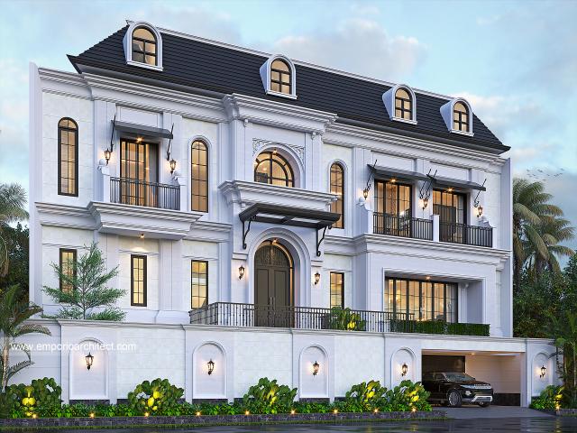 #classichomedesign - Mr. RDY 1458 Classic House 3 Floors Design - Bintaro, Tangerang Selatan - Code 28654