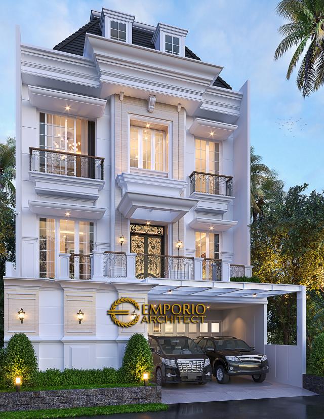 #classichomedesign - Mr. David Classic House 3 Floors Design - PIK, Jakarta Utara - Code 14724