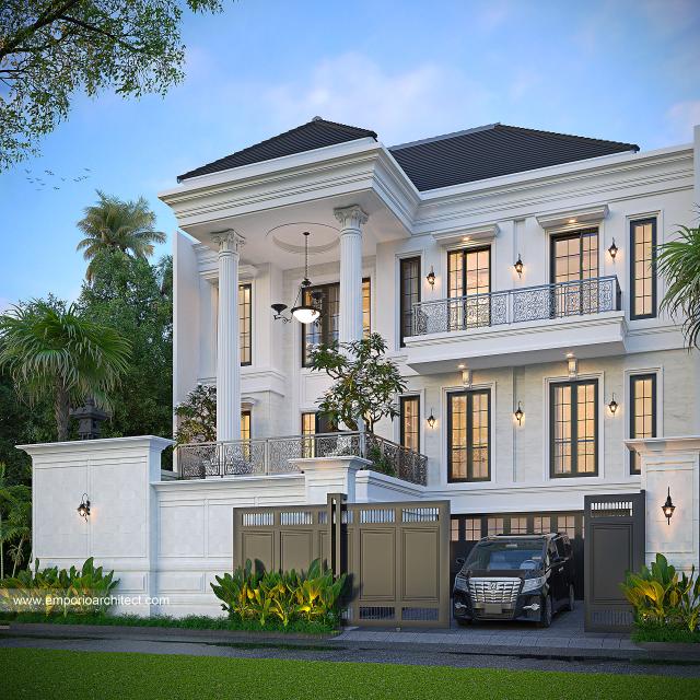 #classichomedesign - dr. WSN 1597 Classic House 3 Floors Design - Denpasar, Bali - Code 33905