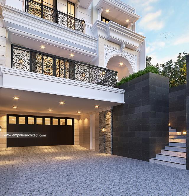 #exteriordesign - Mrs. DNA Classic House 3 Floors Design - Yogyakarta - Code 17523