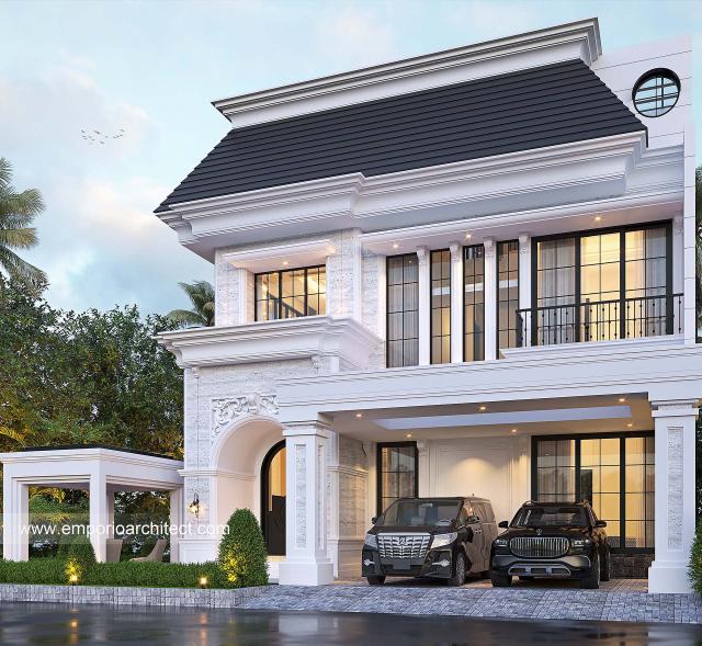 Image 2 Mr. SWT 1437 Classic House 3 Floors Design - Bekasi