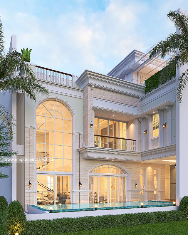 Image 3 Mrs. YTA 1351 Classic House 3 Floors Design - Jakarta Utara