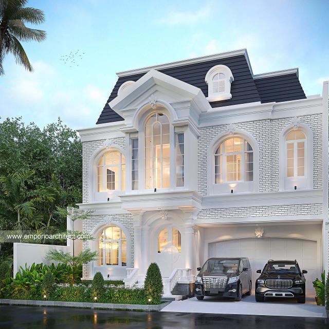 #classichomedesign - Mr. O 1688 Classic House 3 Floors Design - Jakarta Selatan - Code 35313