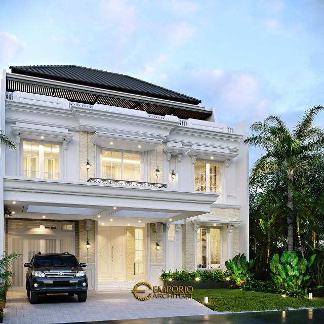 #classichomedesign - Mr. Astono Classic House 3 Floors Design - Alam Sutera, Tangerang Selatan - Code 16835