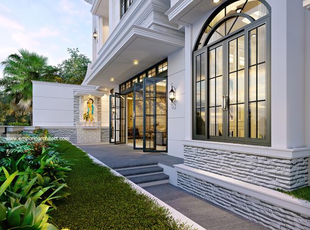 #classichomedesign - Mr. JD 1142 Classic House 3 Floors Design - Jakarta Utara - Code 16808