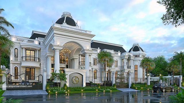 #classichomedesign - Mr. JHJ Classic House 4 Floors Design - Jakarta - Code 32190