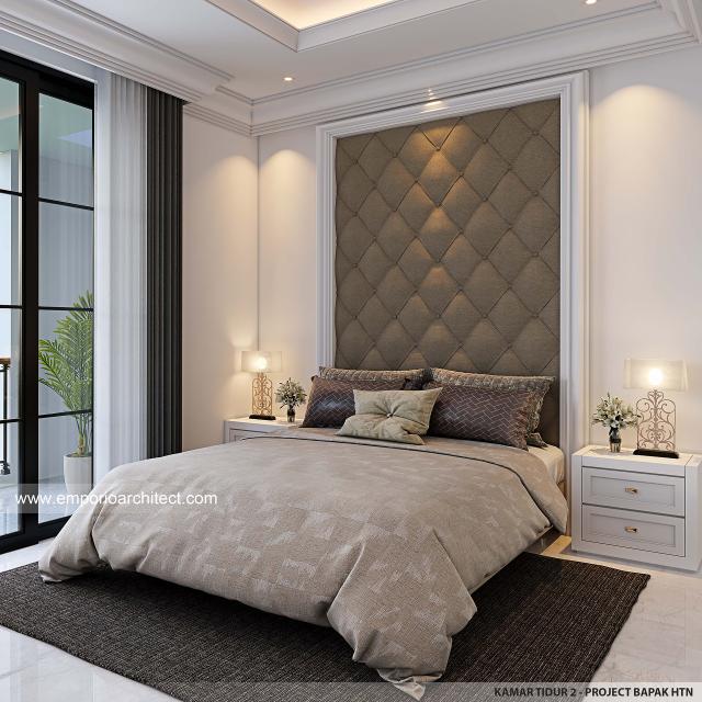 #bedroomdesign - Mr. HTN 1514 Classic Mediterranean House 2 Floors Design - Jakarta - Code 32760