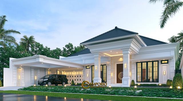 #frontfacadedesign - Mrs. Youke Classic Modern House 1 Floor Design - Manado, Sulawesi Utara - Code 19265