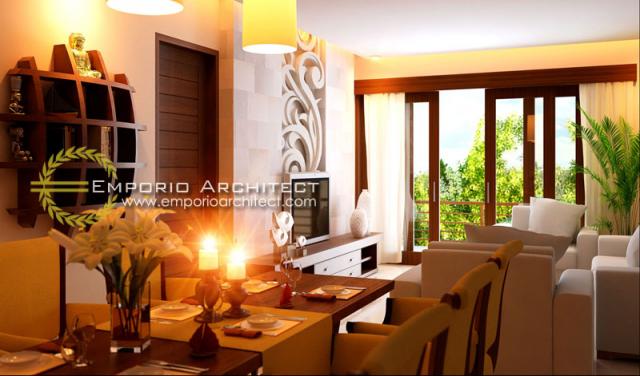 Desain Interior 2 Rumah Villa Bali 3 Lantai Bapak Lesmana di Denpasar, Bali