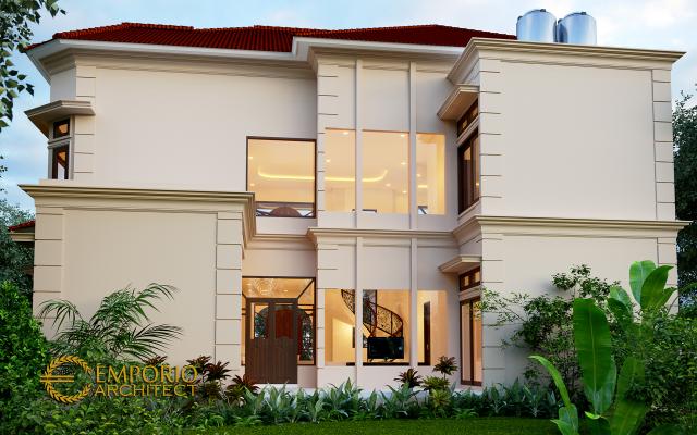 #exteriordesign - Mrs. Yeni Mediterranean House 2 Floors Design - Bandung, Jawa Barat - Code 16148