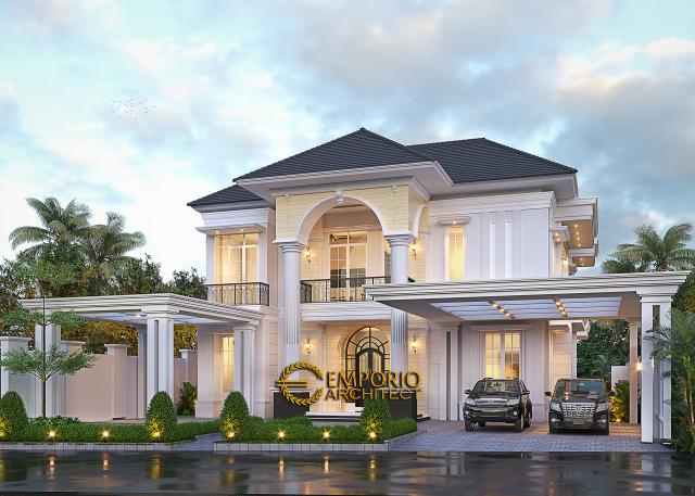 #exteriordesign - Mr. Datuk Sabri Mediterranean House 2 Floors Design - Malaysia - Code 17785