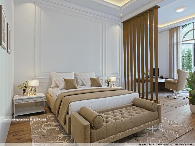 #bedroomdesign - Mr. Caesar Mediterranean House 2.5 Floors Design - Bekasi, Jawa Barat - Code 22786