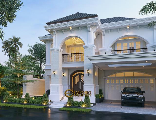 Gambar 2 Desain Rumah Mediteran 3 Lantai Bapak ZDI di  Solo (Surakarta), Jawa Tengah