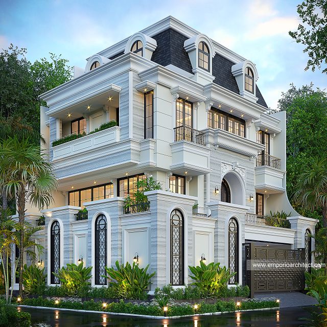 Image 2 Mr. FDN 1497 Mediterranean House 4 Floors Design - Jakarta Utara