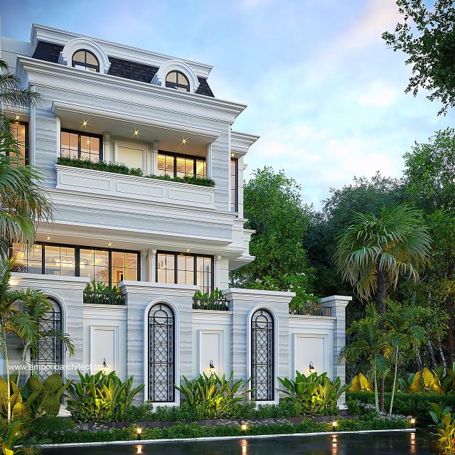 Image 3 Mr. FDN 1497 Mediterranean House 4 Floors Design - Jakarta Utara