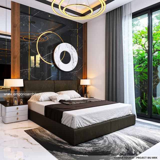 #bedroomdesign - Mrs. MRK 1748 Modern House 1 Floor Design - Bandung - Code 37776