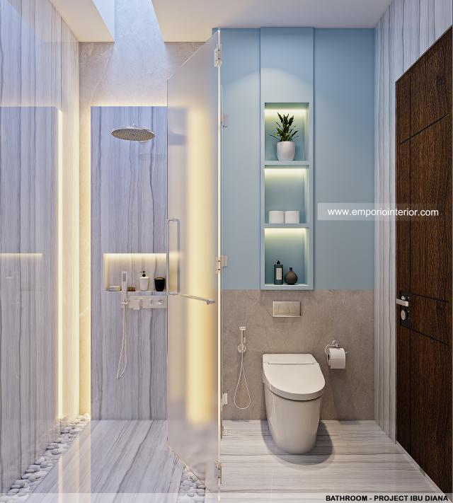 #bathroomdesign - Mrs. Diana Modern House 1 Floor Design - Ciawi, Bogor - Code 24589