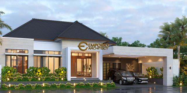 Desain Rumah Modern 1 Lantai Bapak Dwiandi di  Palembang