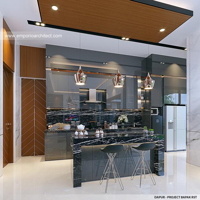 #ceilingdesign - Mr. RST 1614 Modern House 1 Floor Design - Bantul, Yogyakarta - Code 33593