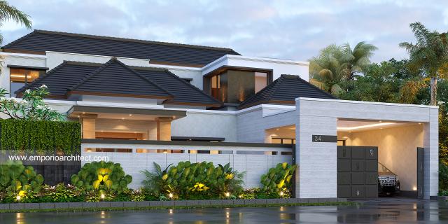 #modernhomedesign - Mr. HS II Modern House 1.5 Floors Design - Palu, Sulawesi Tengah - Code 21910