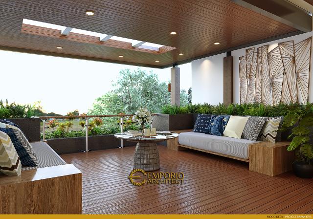 Desain Mood Deck Rumah Modern 2 Lantai Bapak KR di Yogyakarta