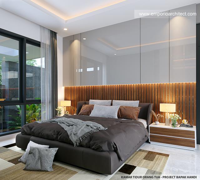 #bedroomdesign - Mr. HND 1451 Modern House 2 Floors Design - Surabaya - Code 28480