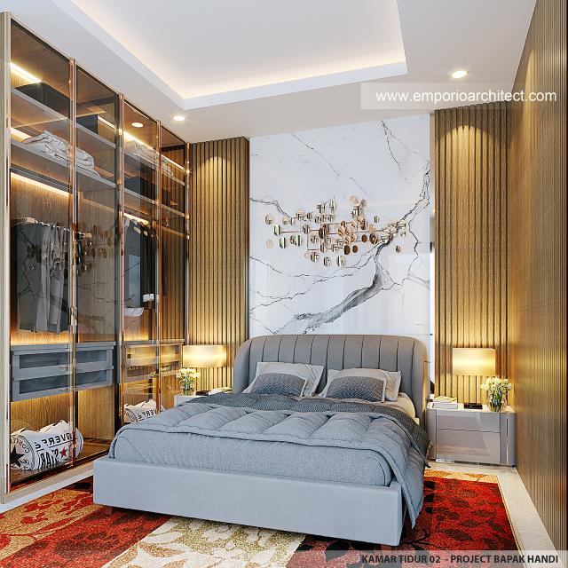 #bedroomdesign - Mr. HND 1451 Modern House 2 Floors Design - Surabaya - Code 28483