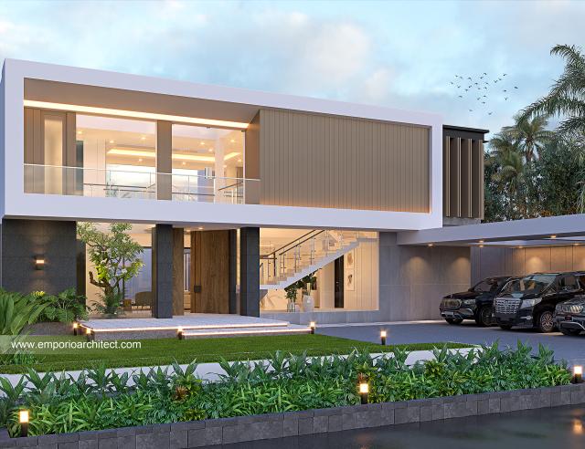 #exteriordesign - Mr. DDO 1373 Modern House 2 Floors Design - Bandung - Code 26634