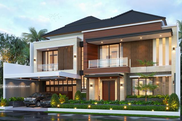 Mrs. MRY Modern House 2 Floors Design - Jakarta Selatan