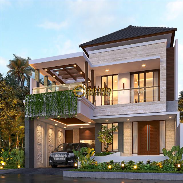 Desain Rumah Modern 2 Lantai Ibu Yhanie di  Makassar, Sulawesi Selatan