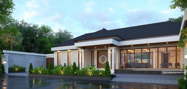 Desain Rumah Modern 2 Lantai Bapak SRD 1985 di  Balikpapan