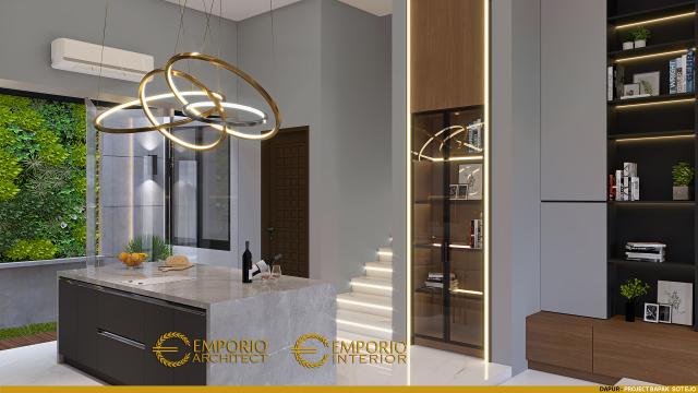 Desain Dapur Rumah Modern 2 Lantai Bapak Sotejo di Serpong, Tangerang Selatan