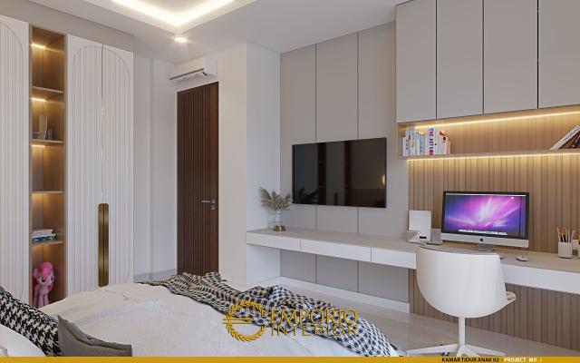 Desain Kamar Tidur Anak 2 Rumah Modern 2 Lantai Mr. I di Cianjur, Jawa Barat