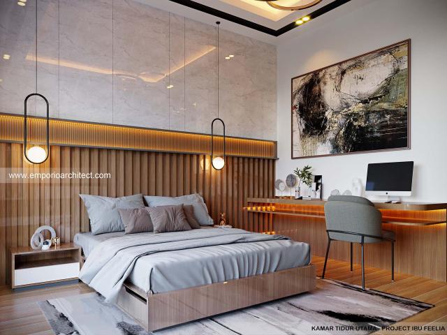 #bedroomdesign - Mrs. FLA 1371 Modern House 2 Floors Design - Jakarta Barat - Code 27978