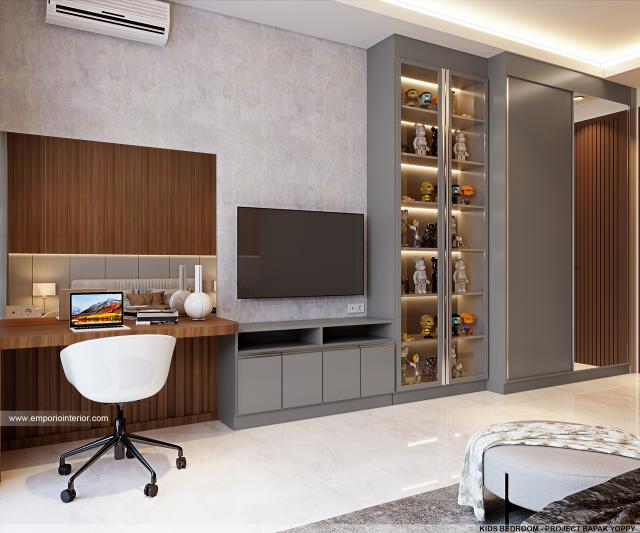 #bedroomdesign - Mrs. Yoice and Mr. Yoppy Modern House 2 Floors Design - Cirebon - Code 26227