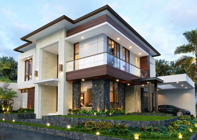 Desain Rumah Modern 2 Lantai Ibu HST di  Bogor, Jawa Barat