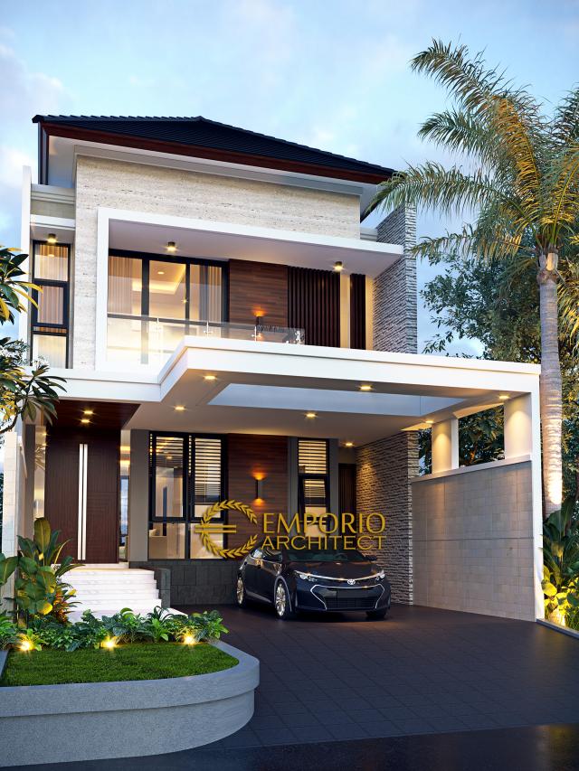 Desain Rumah Modern 2 Lantai Bapak Tunjung di  Bekasi, Jawa Barat