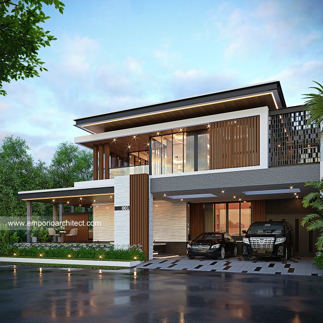 #2floorshousedesign - Mr. YDJ 1752 Modern House 2 Floors Design - Jakarta - Code 37413