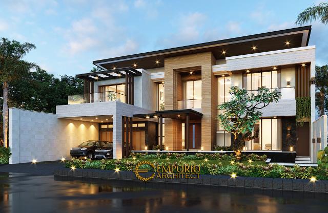 Video Desain Rumah Modern 2 Lantai Bapak Didi di  Palembang