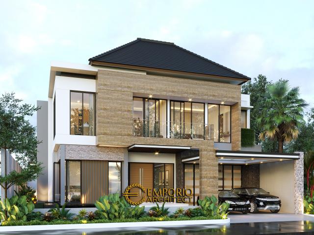 Desain Rumah Modern 2 Lantai Bapak Dharma di  Bekasi, Jawa Barat