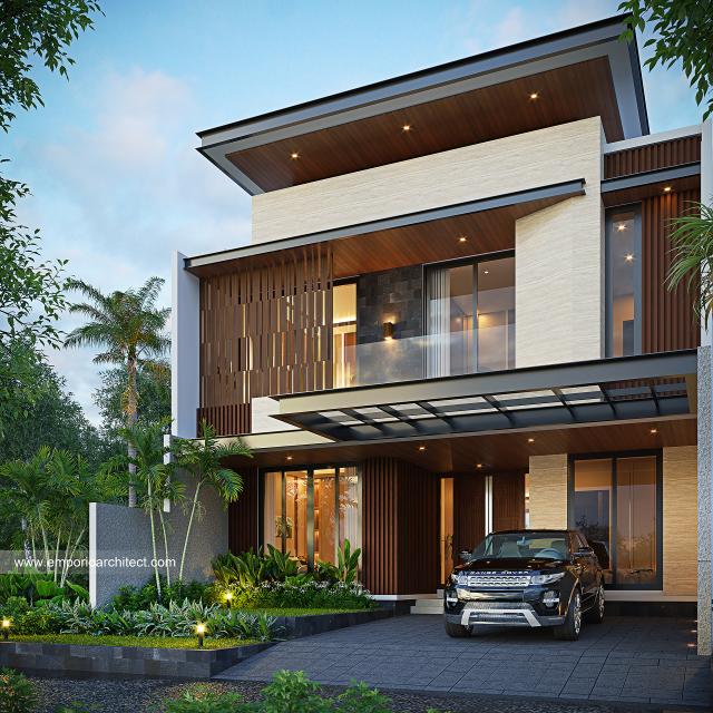 Video Desain Rumah Modern 2 Lantai Bapak RSD 1516 di  Jakarta