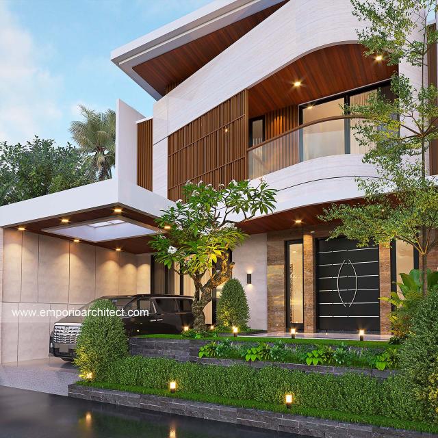 #modernhomedesign - Mr. Dedy Modern House 2 Floors Design - Batam - Code 26895