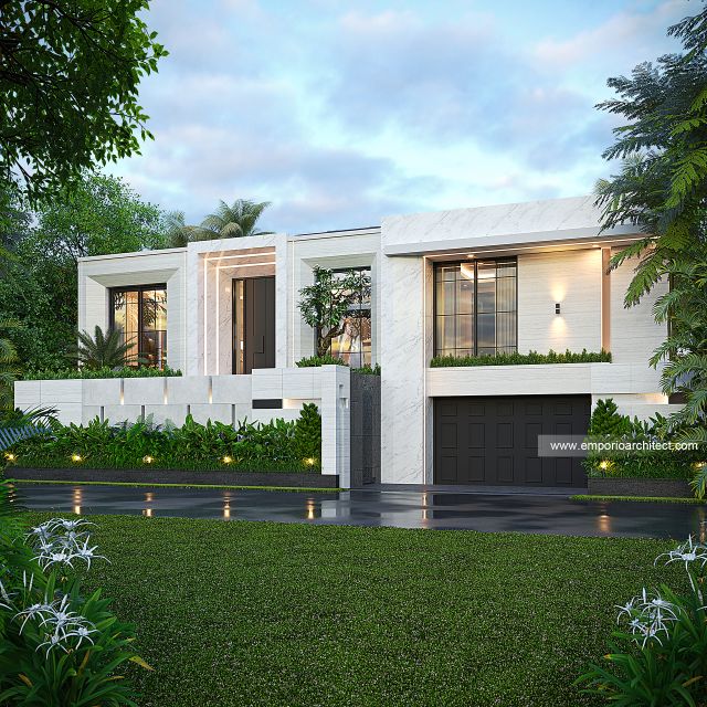 Gambar 3 Desain Rumah Modern 2 Lantai Bapak EPD 1873 di  Uluwatu, Badung, Bali