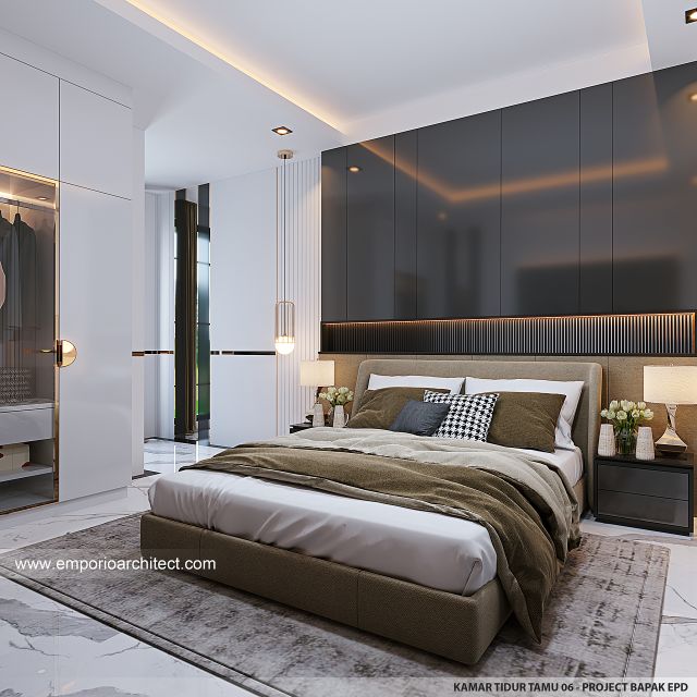 #bedroomdesign - Mr. EPD 1873 Modern House 2 Floors Design - Uluwatu, Badung, Bali - Code 41124