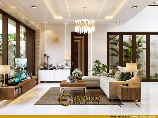 Gambar 2 Desain Rumah Modern 2 Lantai Bapak Steven di  Banyuwangi, Jawa Timur